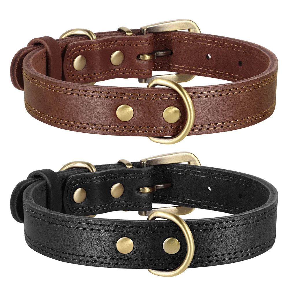 The Classic Furrkin Leather Collar