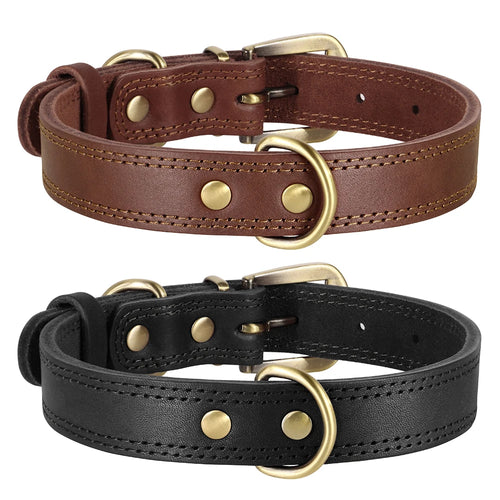 The Classic Furrkin Leather Collar