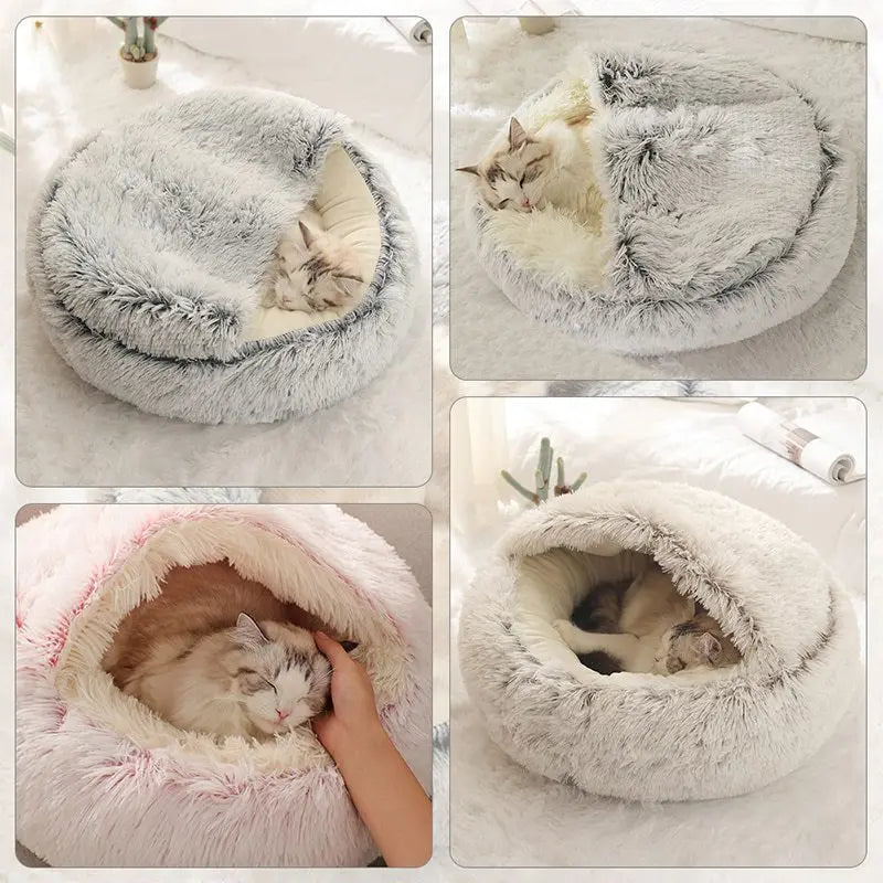 Furrkin Cozy Cave Pet Bed