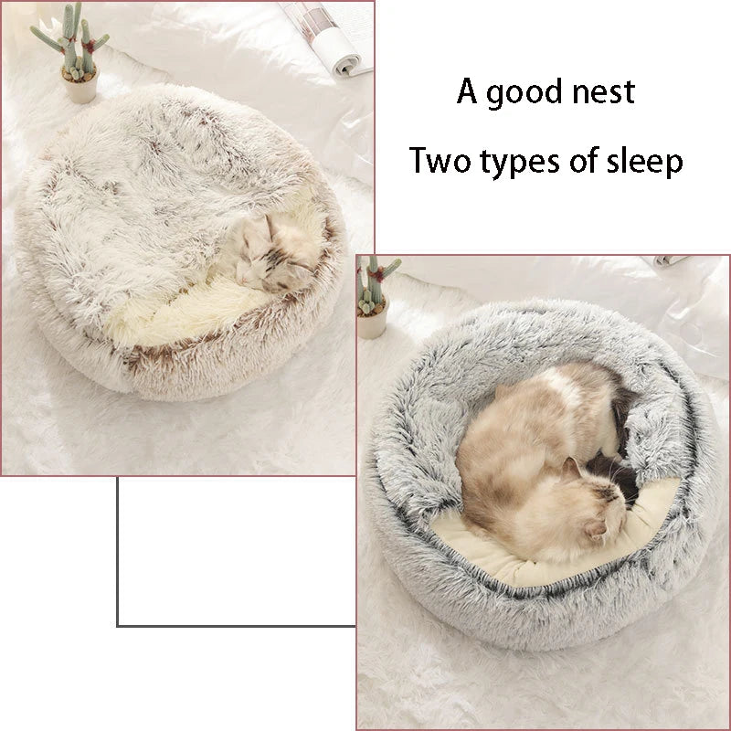 Furrkin Cozy Cave Pet Bed