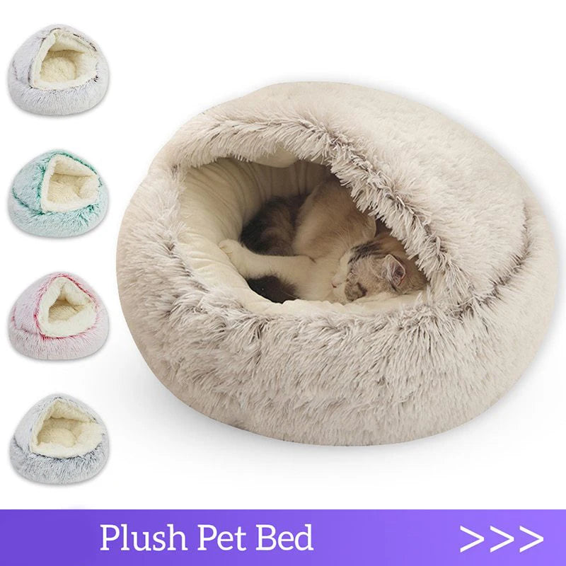 Furrkin Cozy Cave Pet Bed