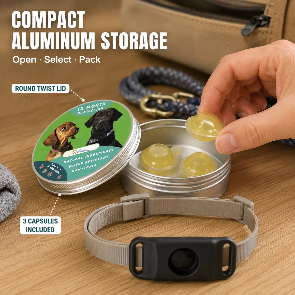 The Furrkin Flea & Tick Collar Kit