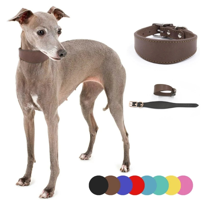 The Long Neck Furrkin Leather Collar