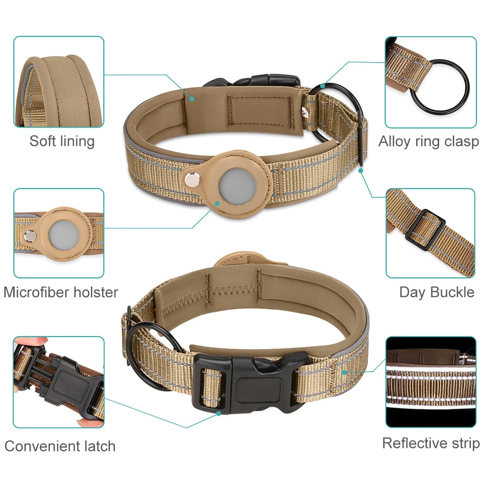 The Find My Furrkin AirTag Collar