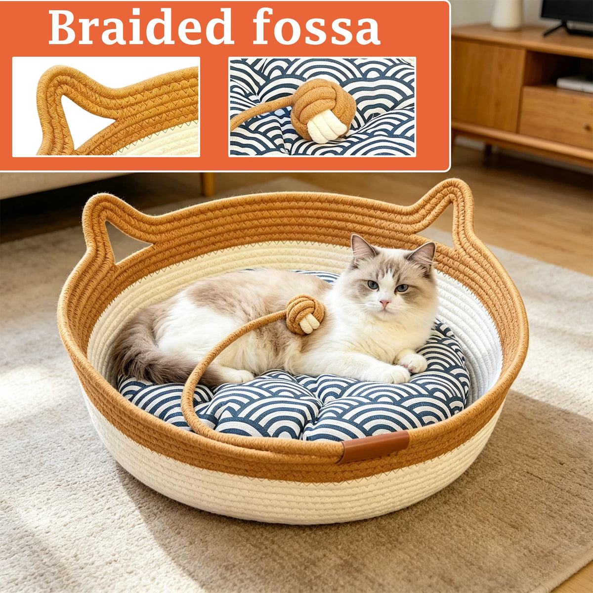 The Round & Restful Furrkin Bed