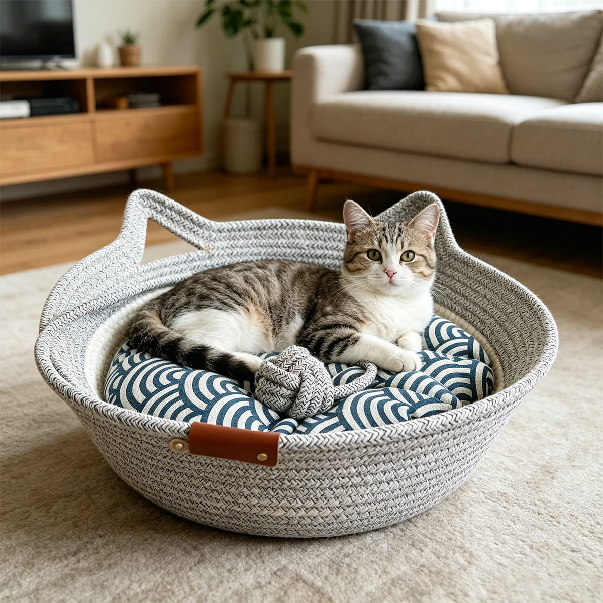 The Round & Restful Furrkin Bed