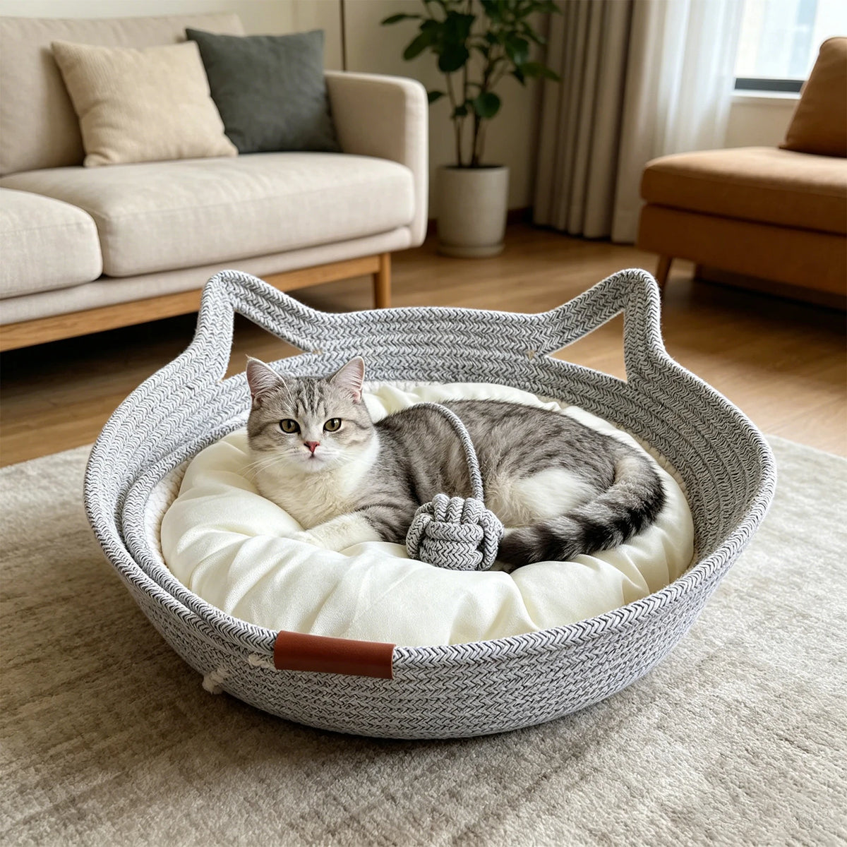 The Round & Restful Furrkin Bed