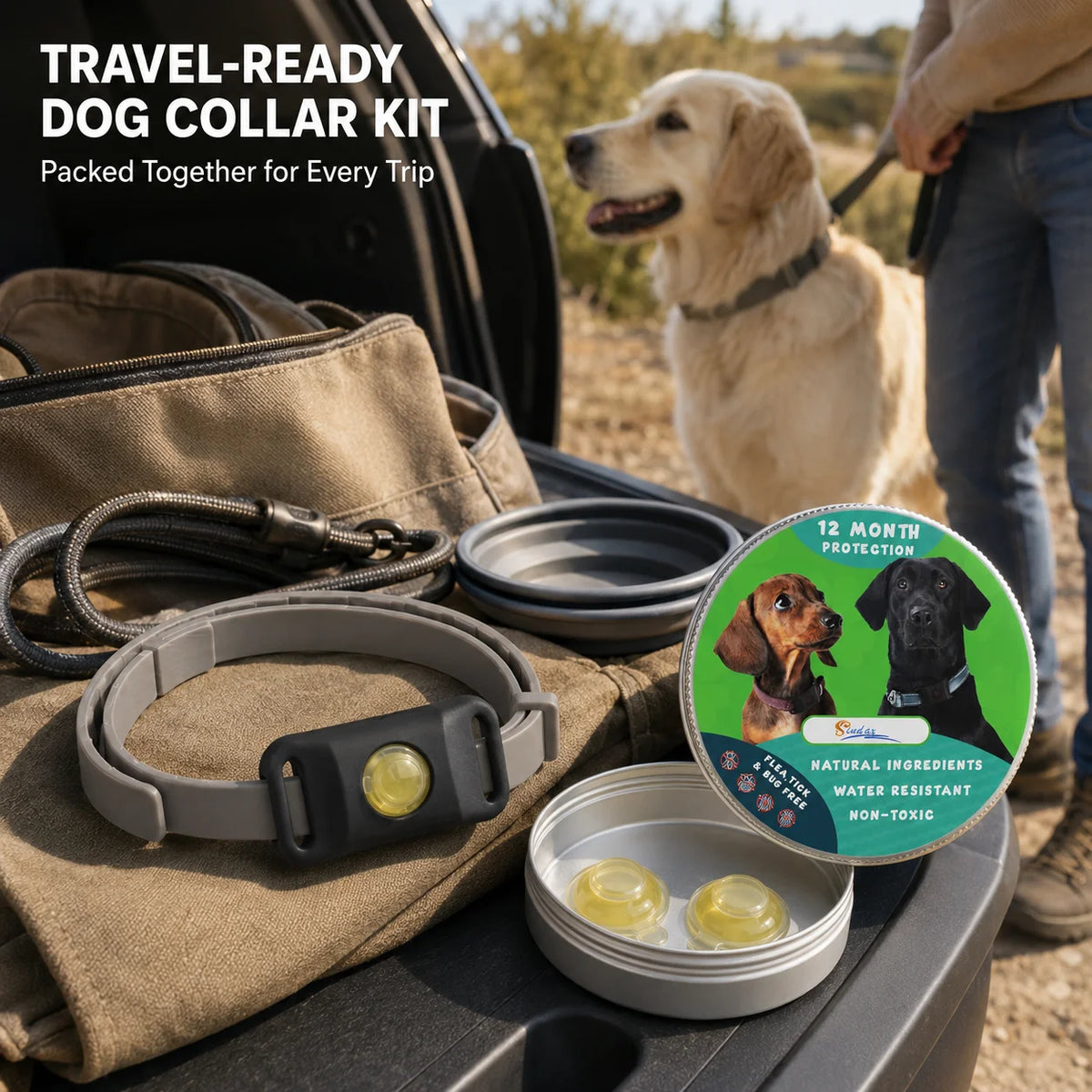 The Furrkin Flea & Tick Collar Kit