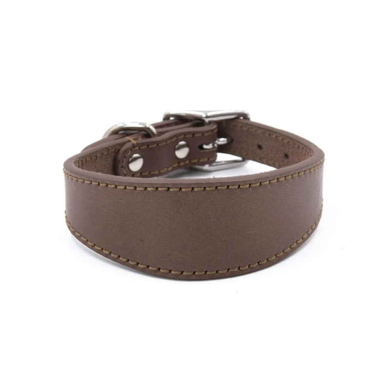 The Long Neck Furrkin Leather Collar