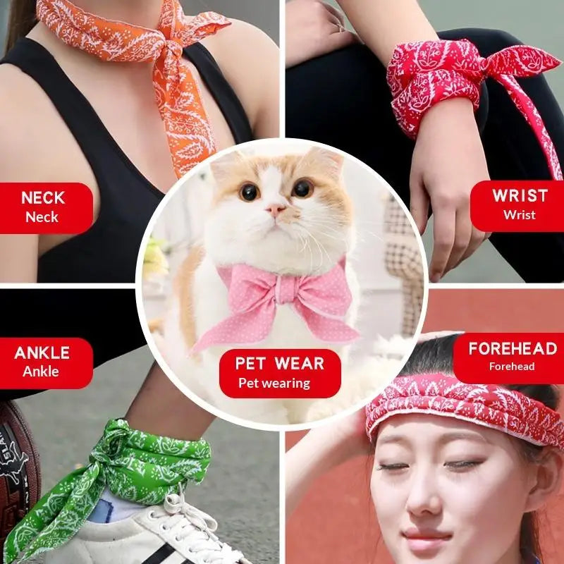 The Summer Stroll Furrkin Cooling Scarf